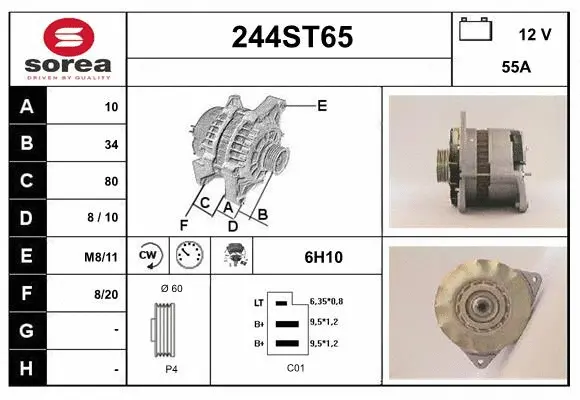 Alternator (244ST65)