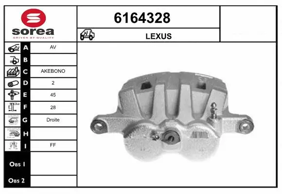 Brake Caliper (6164328)