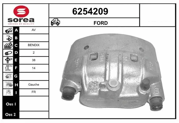 Brake Caliper (6254209)