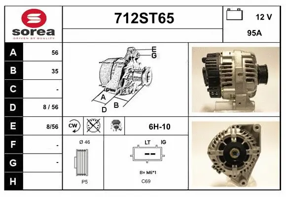 Alternator (712ST65)