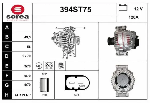 Alternator (394ST75)