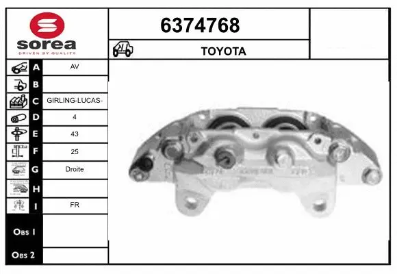 Brake Caliper (6374768)