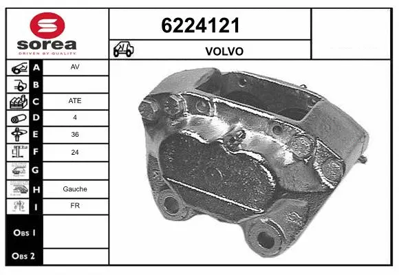 Brake Caliper (6224121)