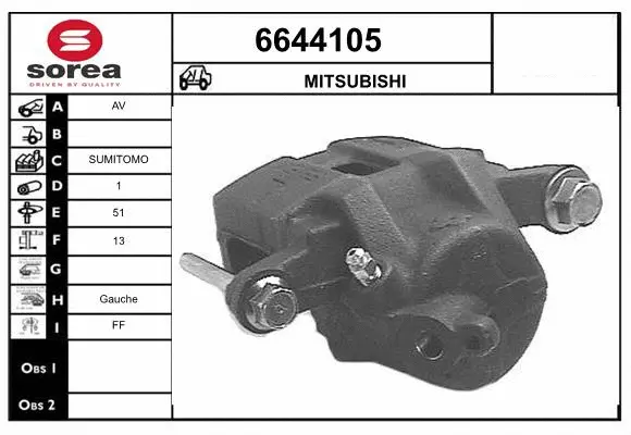 Brake Caliper (6644105)