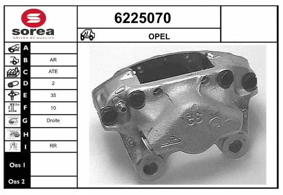 Brake Caliper (6225070)