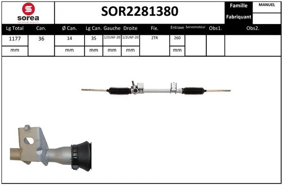 Steering Gear (SOR2281380)