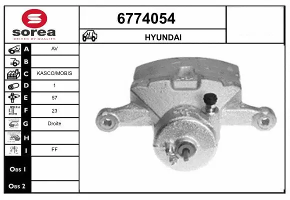 Brake Caliper (6774054)