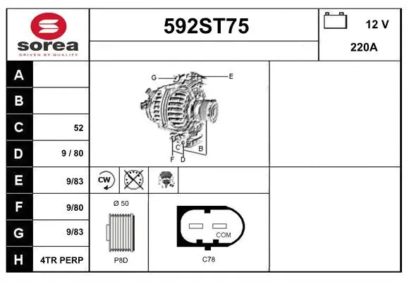 Alternator (592ST75)