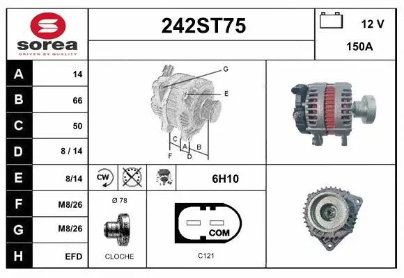 Alternator (242ST75)