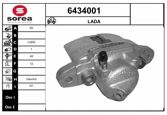 Brake Caliper (6434001)