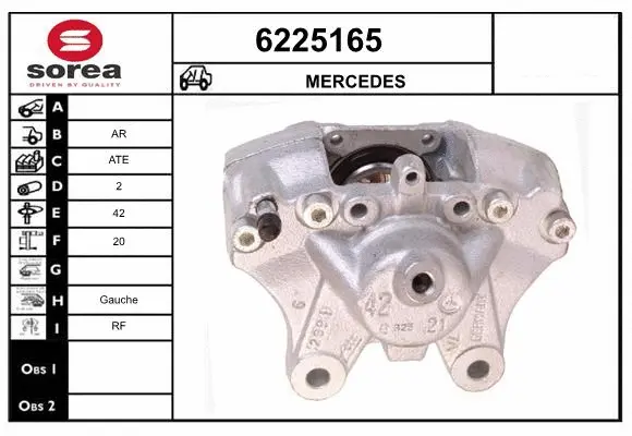 Brake Caliper (6225165)