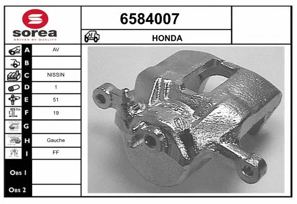 Brake Caliper (6584007)