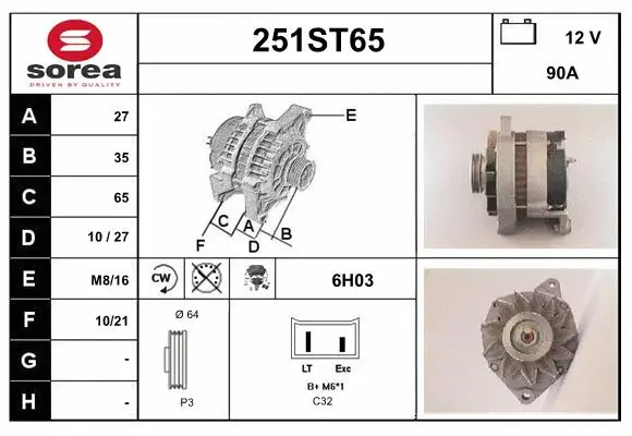 Alternator (251ST65)