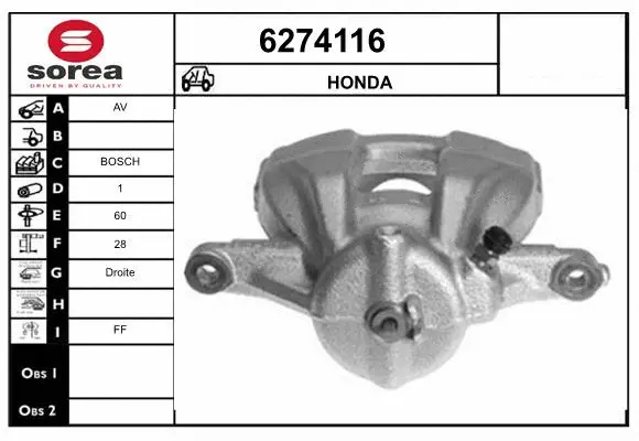 Brake Caliper (6274116)