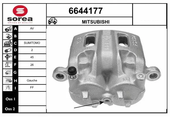 Brake Caliper (6644177)