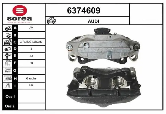 Brake Caliper (6374609)