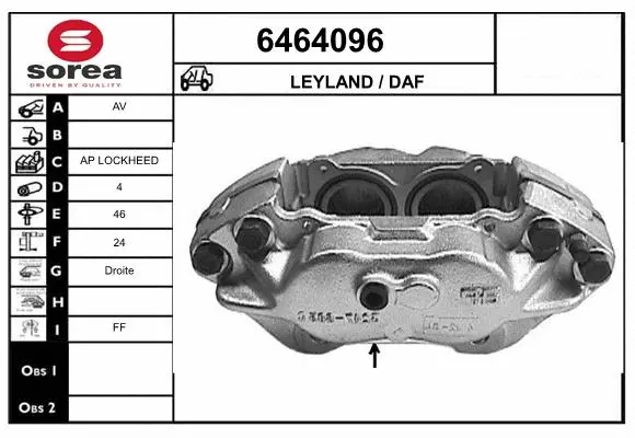Brake Caliper (6464096)