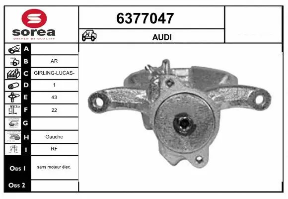 Brake Caliper (6377047)
