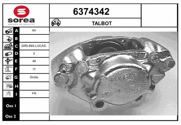 Brake Caliper (6374342)