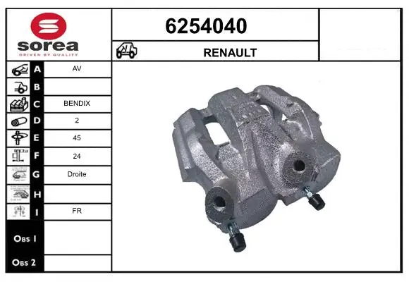 Brake Caliper (6254040)