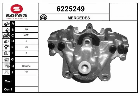 Brake Caliper (6225249)