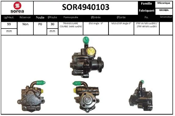 Hydraulic Pump, steering (SOR4940103)
