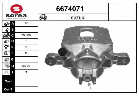 Brake Caliper (6674071)