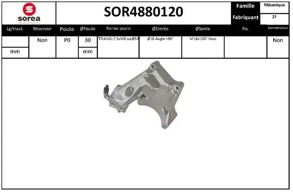 Hydraulic Pump, steering (SOR4880120)