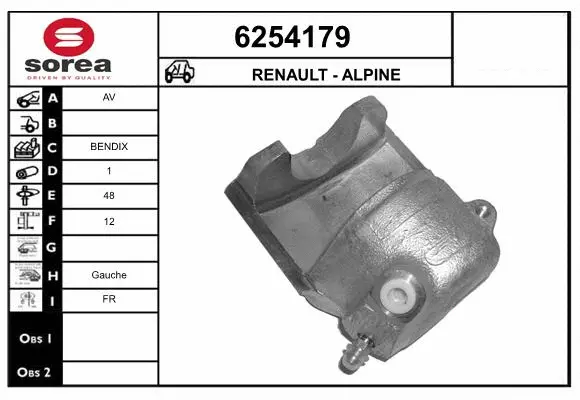 Brake Caliper (6254179)