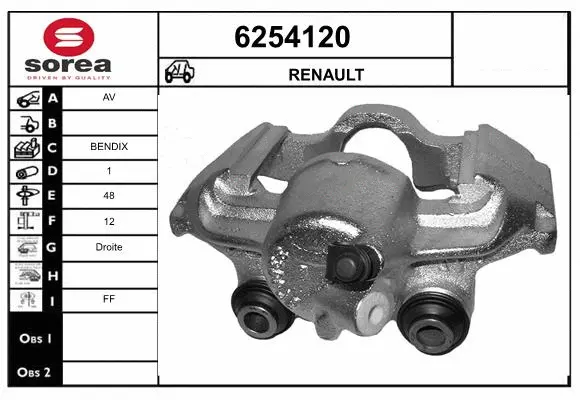 Brake Caliper (6254120)
