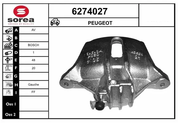 Brake Caliper (6274027)