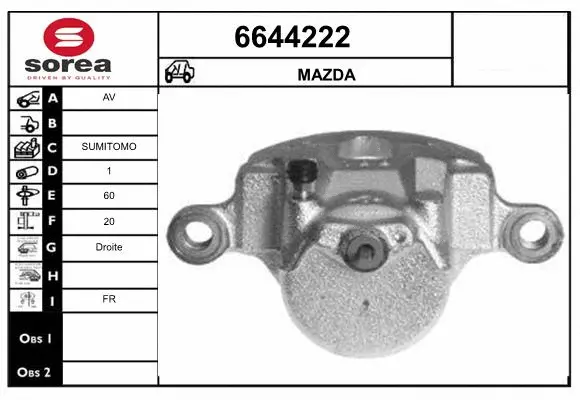 Brake Caliper (6644222)