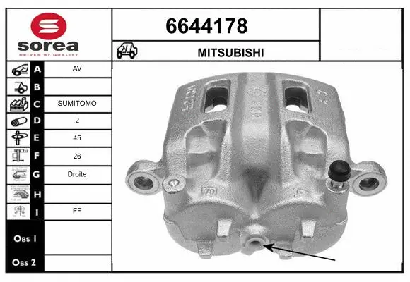 Brake Caliper (6644178)
