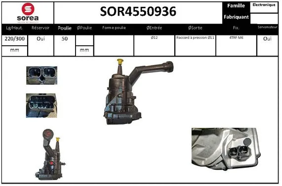 Hydraulic Pump, steering (SOR4550936)