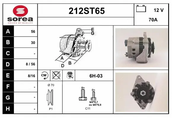 Alternator (212ST65)