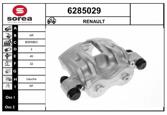 Brake Caliper (6285029)