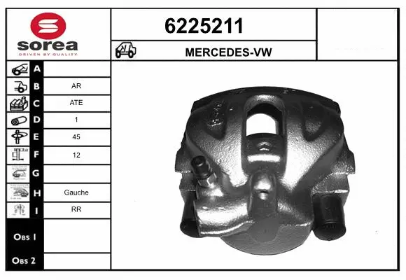 Brake Caliper (6225211)