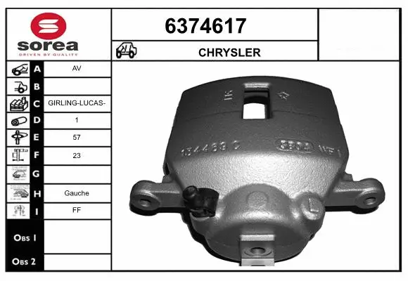 Brake Caliper (6374617)