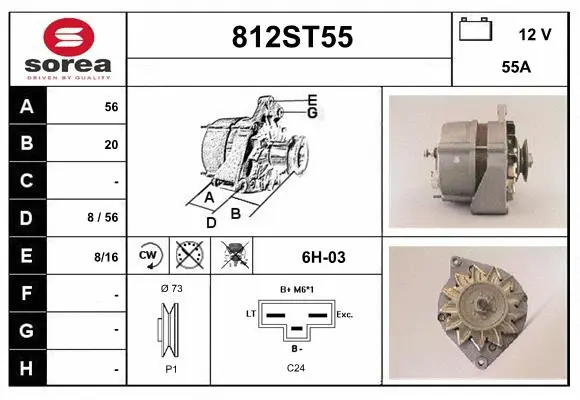 Alternator (812ST55)