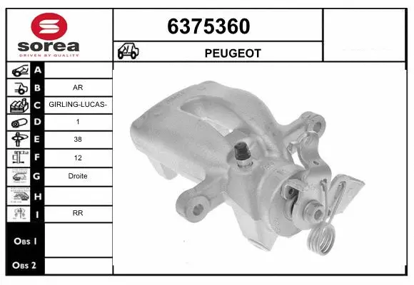 Brake Caliper (6375360)