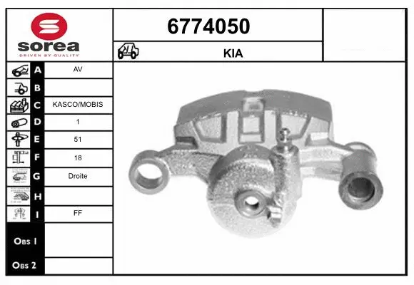 Brake Caliper (6774050)