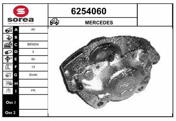 Brake Caliper (6254060)