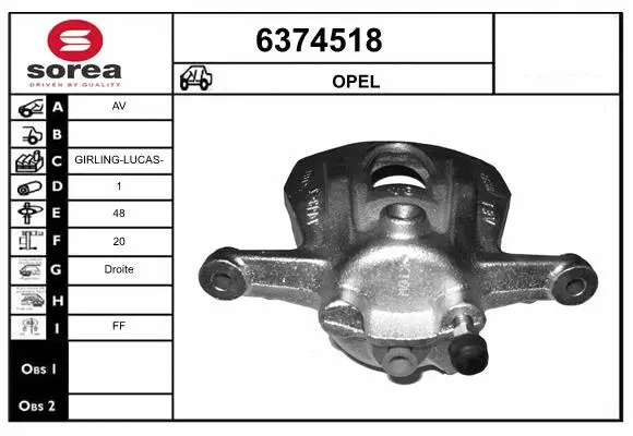 Brake Caliper (6374518)
