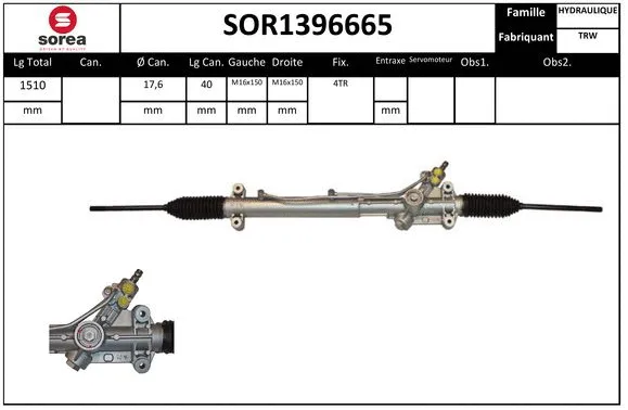 Steering Gear (SOR1396665)