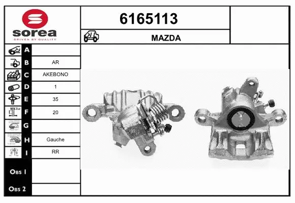 Brake Caliper (6165113)