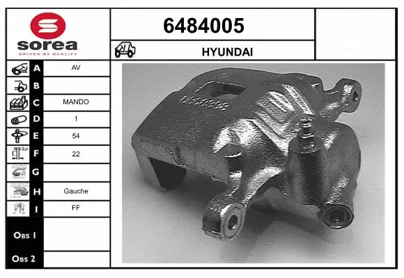 Brake Caliper (6484005)