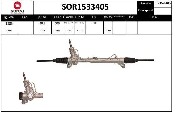 Steering Gear (SOR1533405)