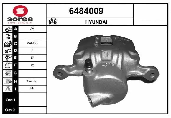 Brake Caliper (6484009)