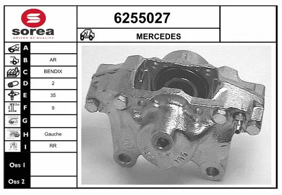 Brake Caliper (6255027)