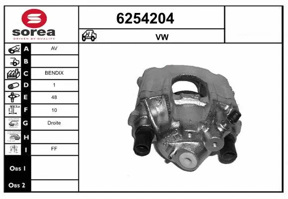 Brake Caliper (6254204)